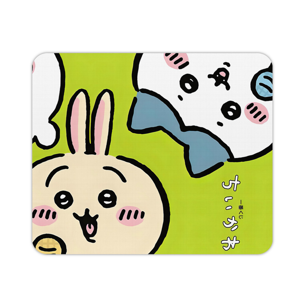 （画像用） ちいかわ Chii-kawa マウスパッド ステッチ加工 ラバー素材 防水 滑り止め 超薄型 ゲーミング/オフィス対応