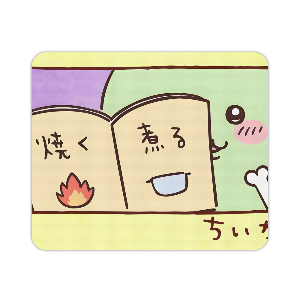 （画像用） ちいかわ Chii-kawa マウスパッド ステッチ加工 ラバー素材 防水 滑り止め 超薄型 ゲーミング/オフィス対応