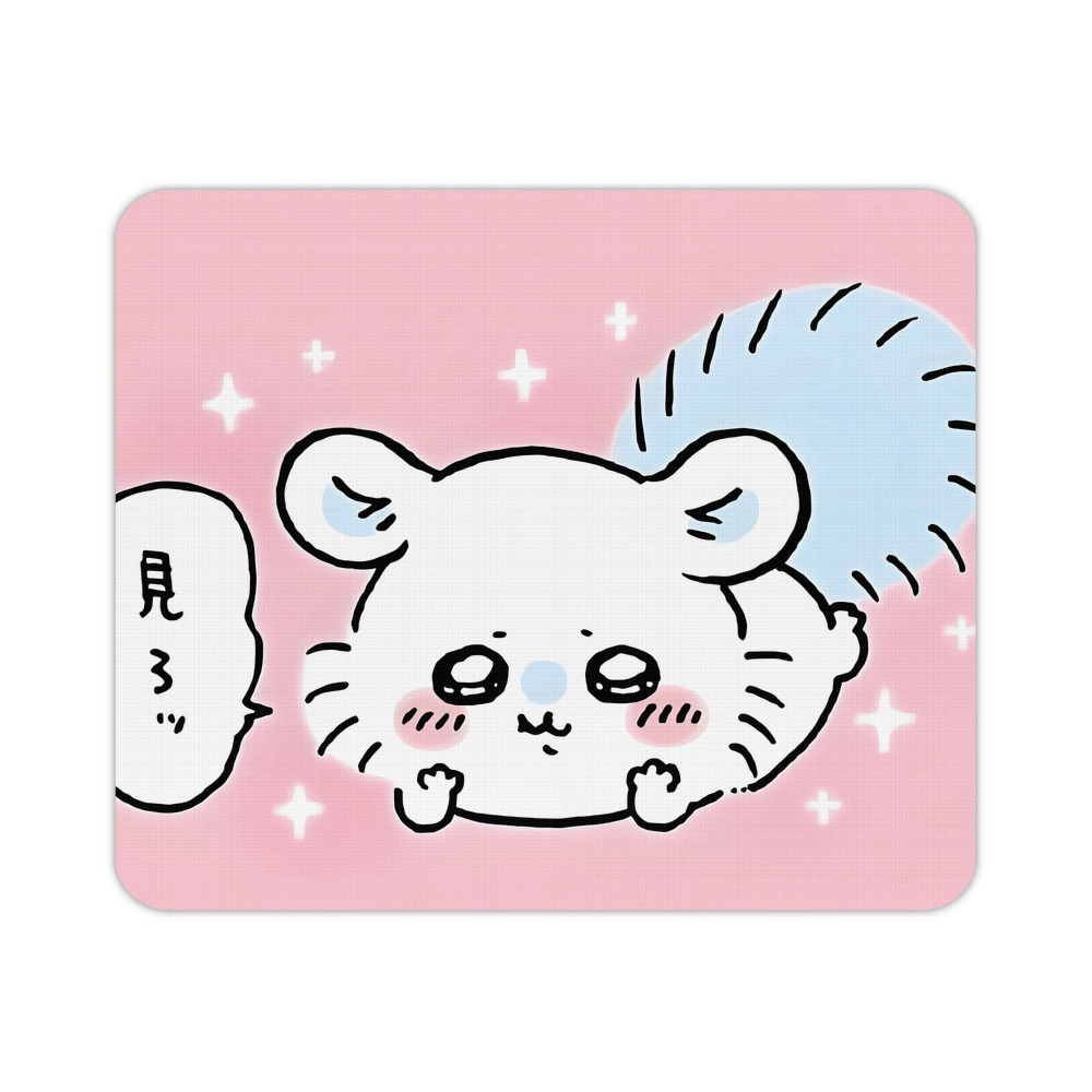 （画像用） ちいかわ Chii-kawa マウスパッド ステッチ加工 ラバー素材 防水 滑り止め 超薄型 ゲーミング/オフィス対応