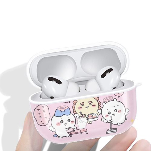 ちいかわ Chii-kawa 【AirPods Pro用】ハードシェル保護ケース 耐衝撃・防指紋・カラビナ付き商品仕様