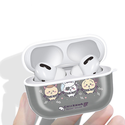 ちいかわ Chii-kawa 【AirPods Pro用】ハードシェル保護ケース 耐衝撃・防指紋・カラビナ付き商品仕様