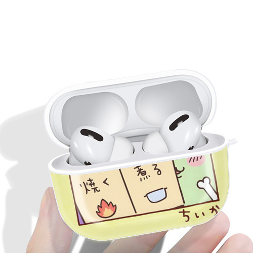 ちいかわ Chii-kawa 【AirPods Pro用】ハードシェル保護ケース 耐衝撃・防指紋・カラビナ付き商品仕様