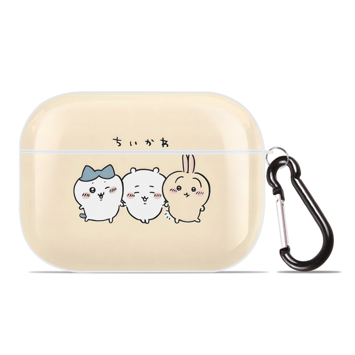 （画像用） ちいかわ Chii-kawa 【AirPods Pro用】ハードシェル保護ケース 耐衝撃・防指紋・カラビナ付き商品仕様