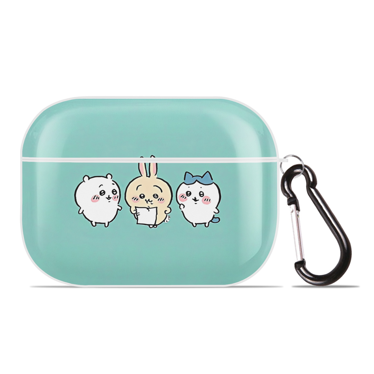 （画像用） ちいかわ Chii-kawa 【AirPods Pro用】ハードシェル保護ケース 耐衝撃・防指紋・カラビナ付き商品仕様