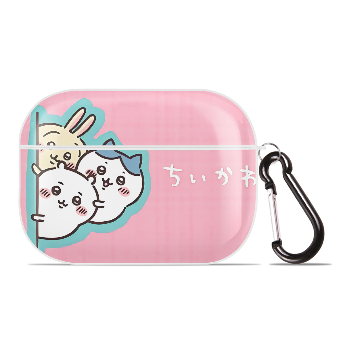 （画像用） ちいかわ Chii-kawa 【AirPods Pro用】ハードシェル保護ケース 耐衝撃・防指紋・カラビナ付き商品仕様