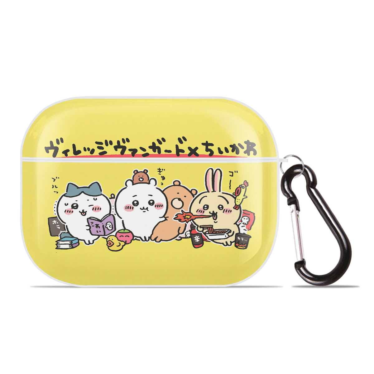 （画像用） ちいかわ Chii-kawa 【AirPods Pro用】ハードシェル保護ケース 耐衝撃・防指紋・カラビナ付き商品仕様
