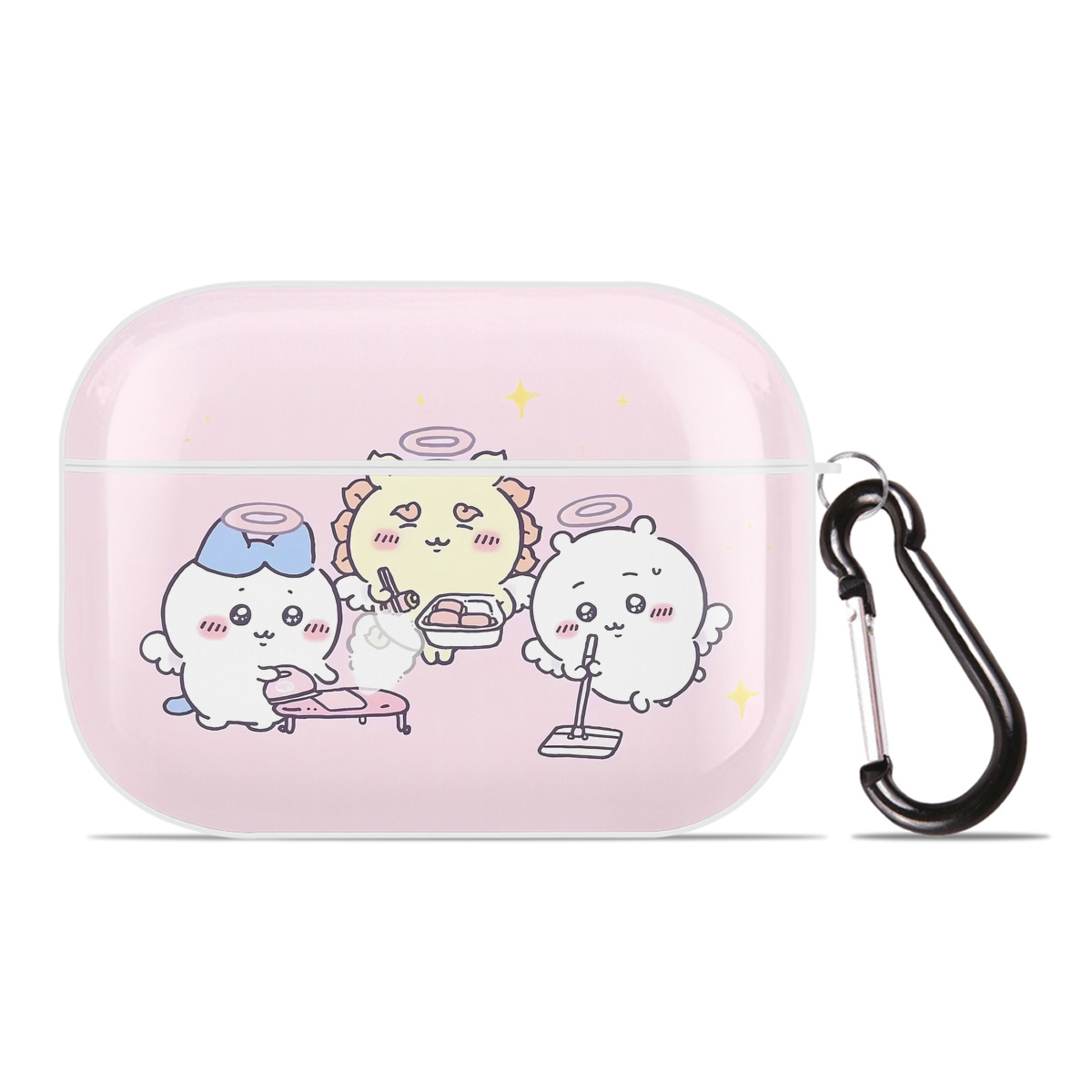 （画像用） ちいかわ Chii-kawa 【AirPods Pro用】ハードシェル保護ケース 耐衝撃・防指紋・カラビナ付き商品仕様