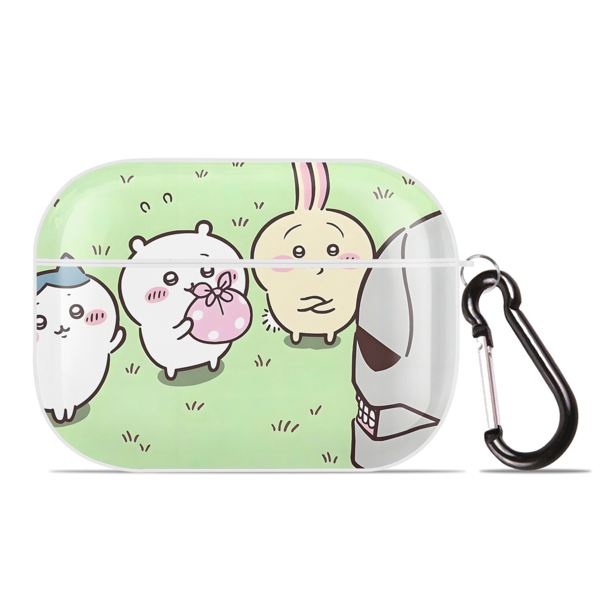 （画像用） ちいかわ Chii-kawa 【AirPods Pro用】ハードシェル保護ケース 耐衝撃・防指紋・カラビナ付き商品仕様