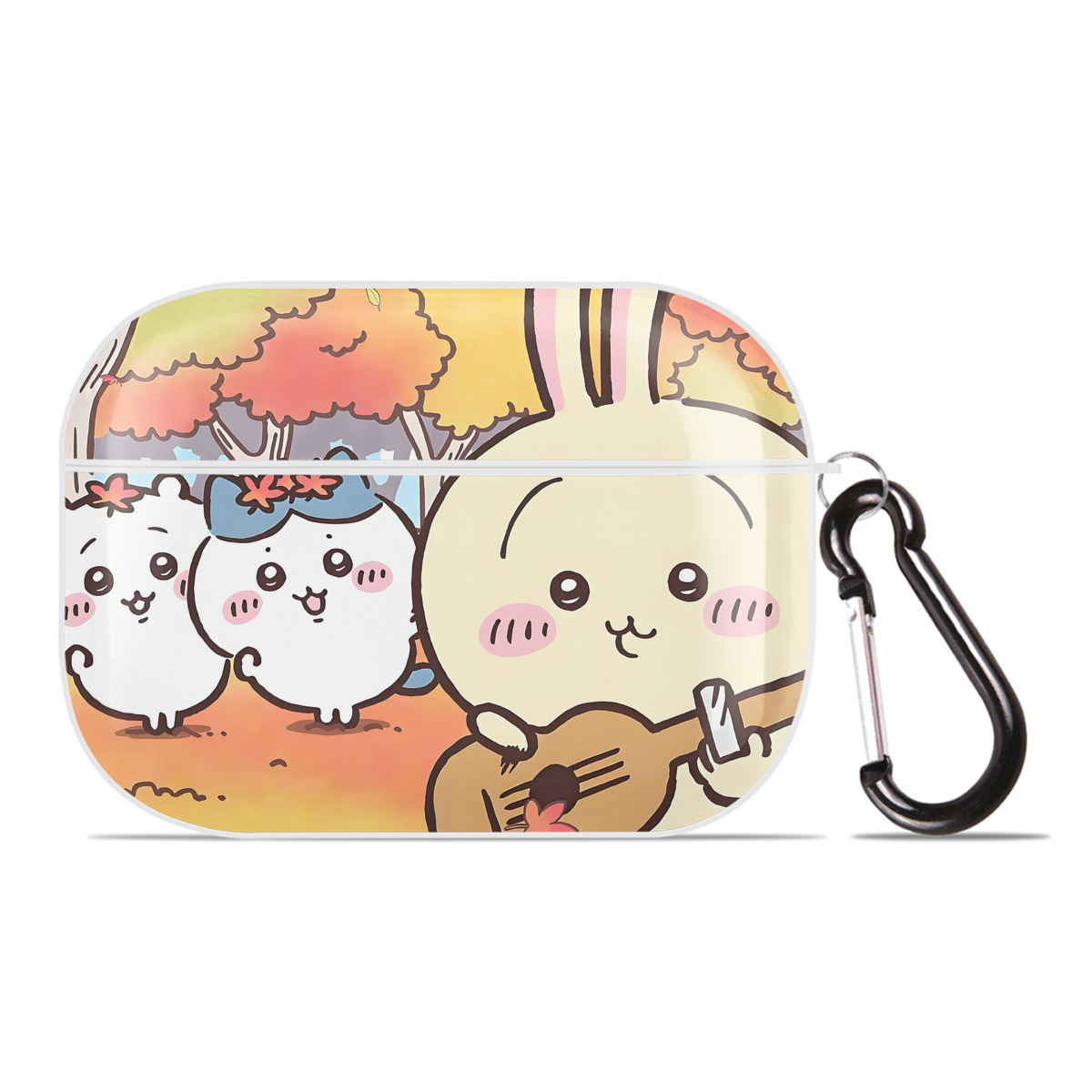 （画像用） ちいかわ Chii-kawa 【AirPods Pro用】ハードシェル保護ケース 耐衝撃・防指紋・カラビナ付き商品仕様