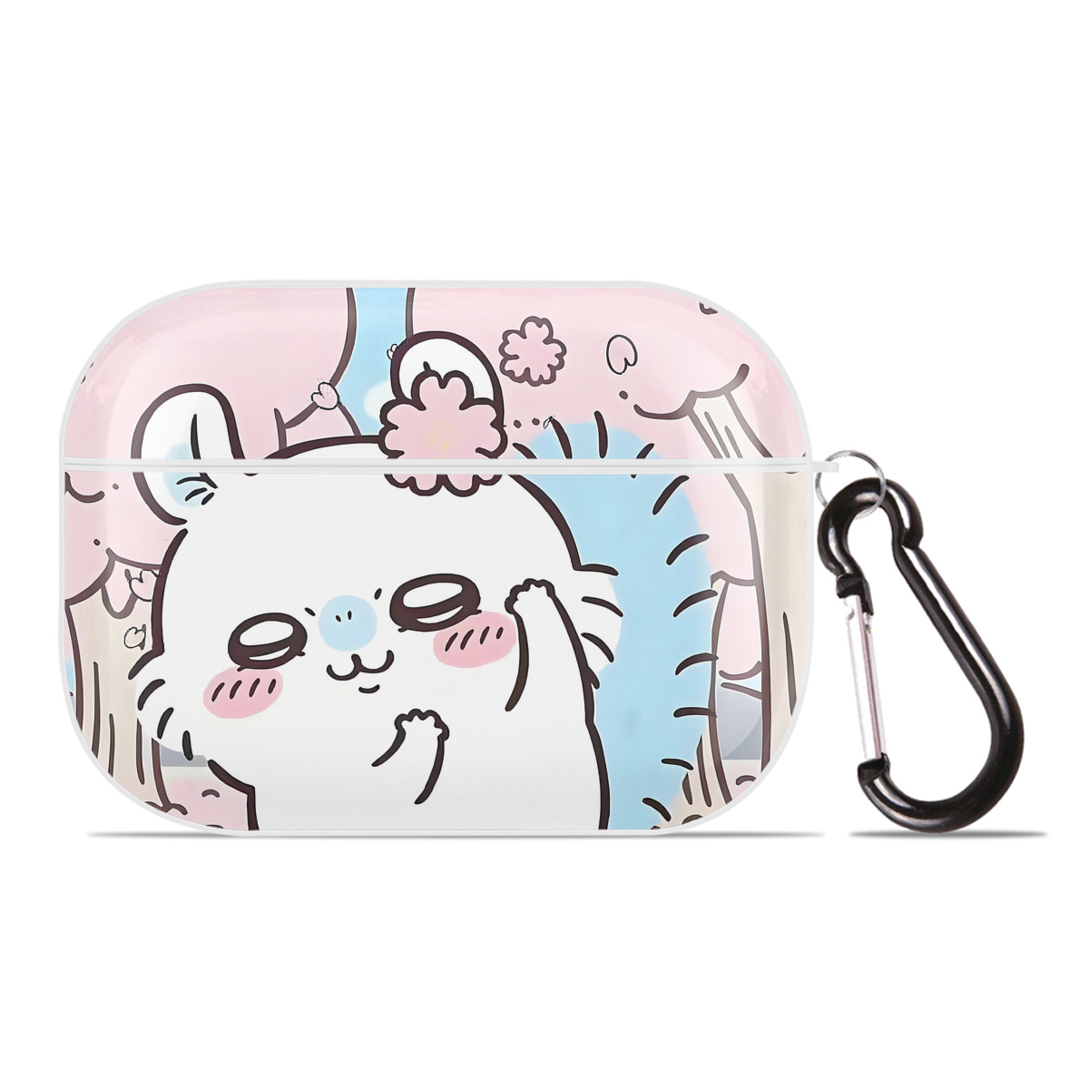 （画像用） ちいかわ Chii-kawa 【AirPods Pro用】ハードシェル保護ケース 耐衝撃・防指紋・カラビナ付き商品仕様
