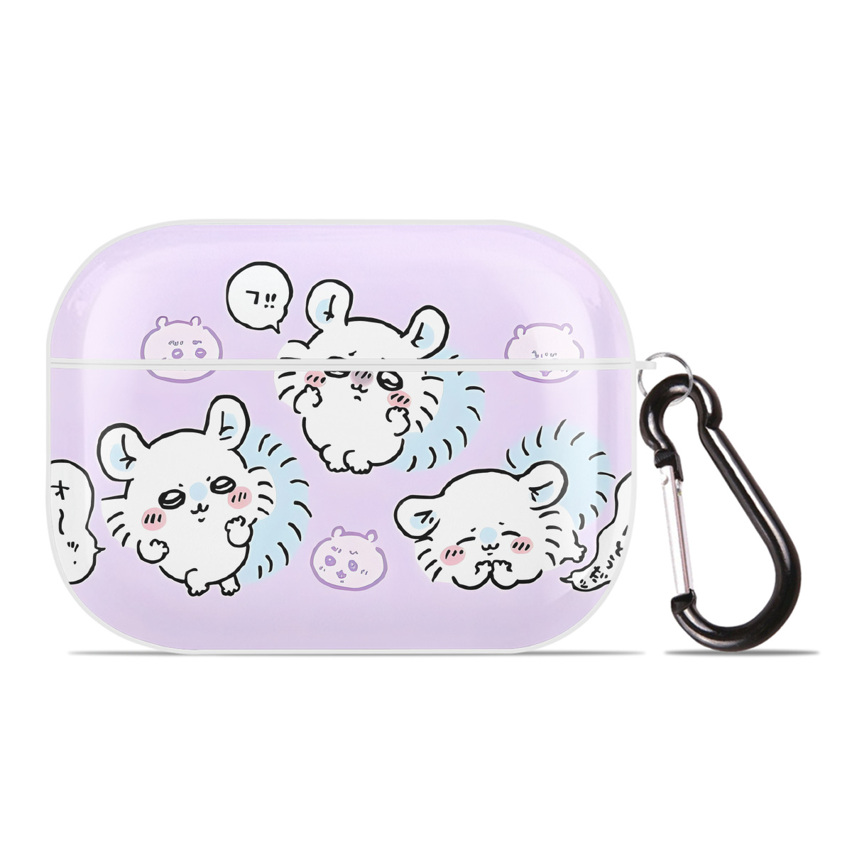 （画像用） ちいかわ Chii-kawa 【AirPods Pro用】ハードシェル保護ケース 耐衝撃・防指紋・カラビナ付き商品仕様