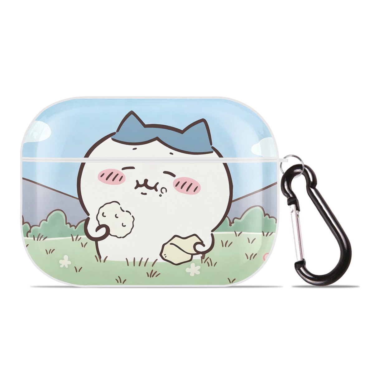 （画像用） ちいかわ Chii-kawa 【AirPods Pro用】ハードシェル保護ケース 耐衝撃・防指紋・カラビナ付き商品仕様