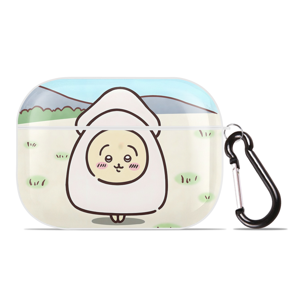 （画像用） ちいかわ Chii-kawa 【AirPods Pro用】ハードシェル保護ケース 耐衝撃・防指紋・カラビナ付き商品仕様