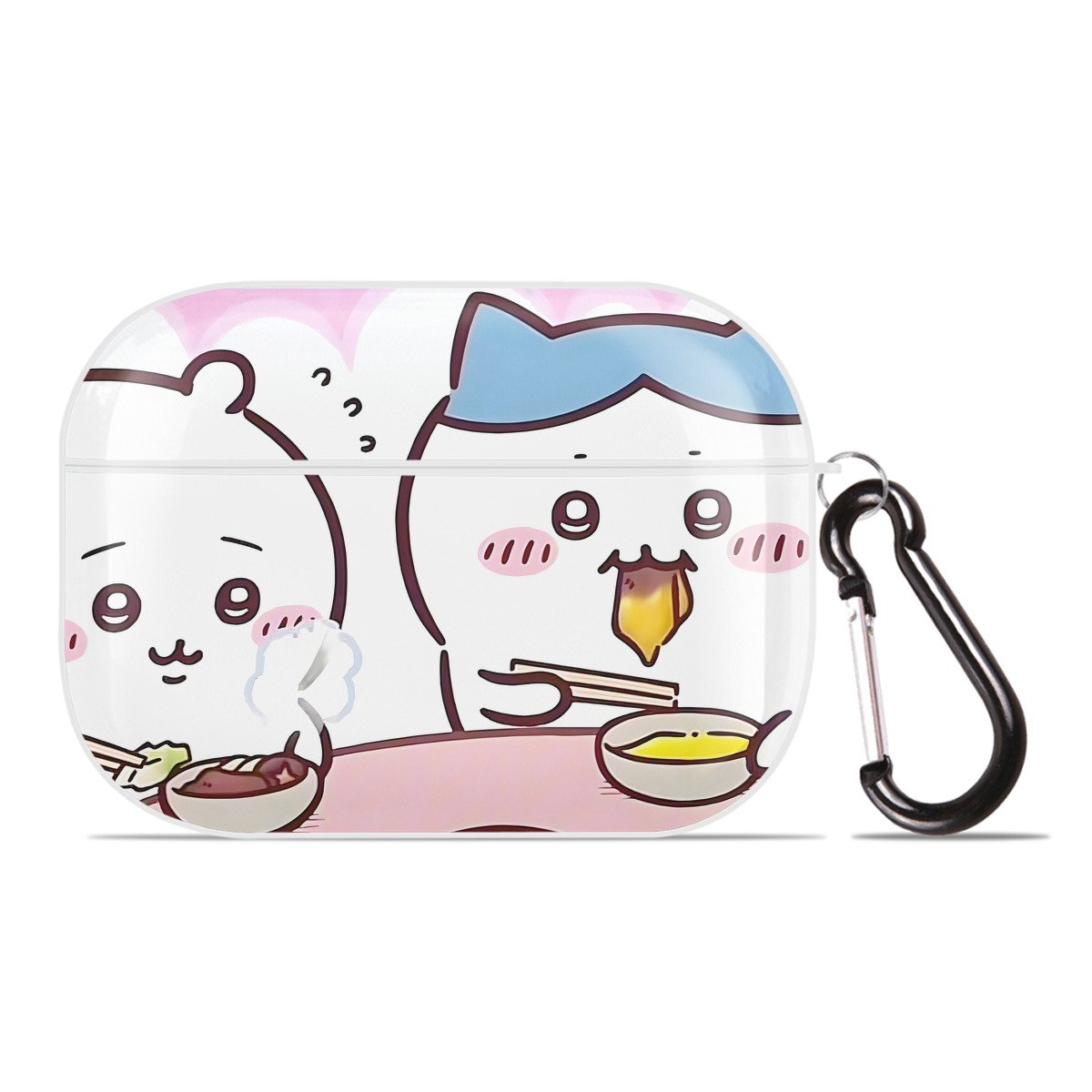 （画像用） ちいかわ Chii-kawa 【AirPods Pro用】ハードシェル保護ケース 耐衝撃・防指紋・カラビナ付き商品仕様