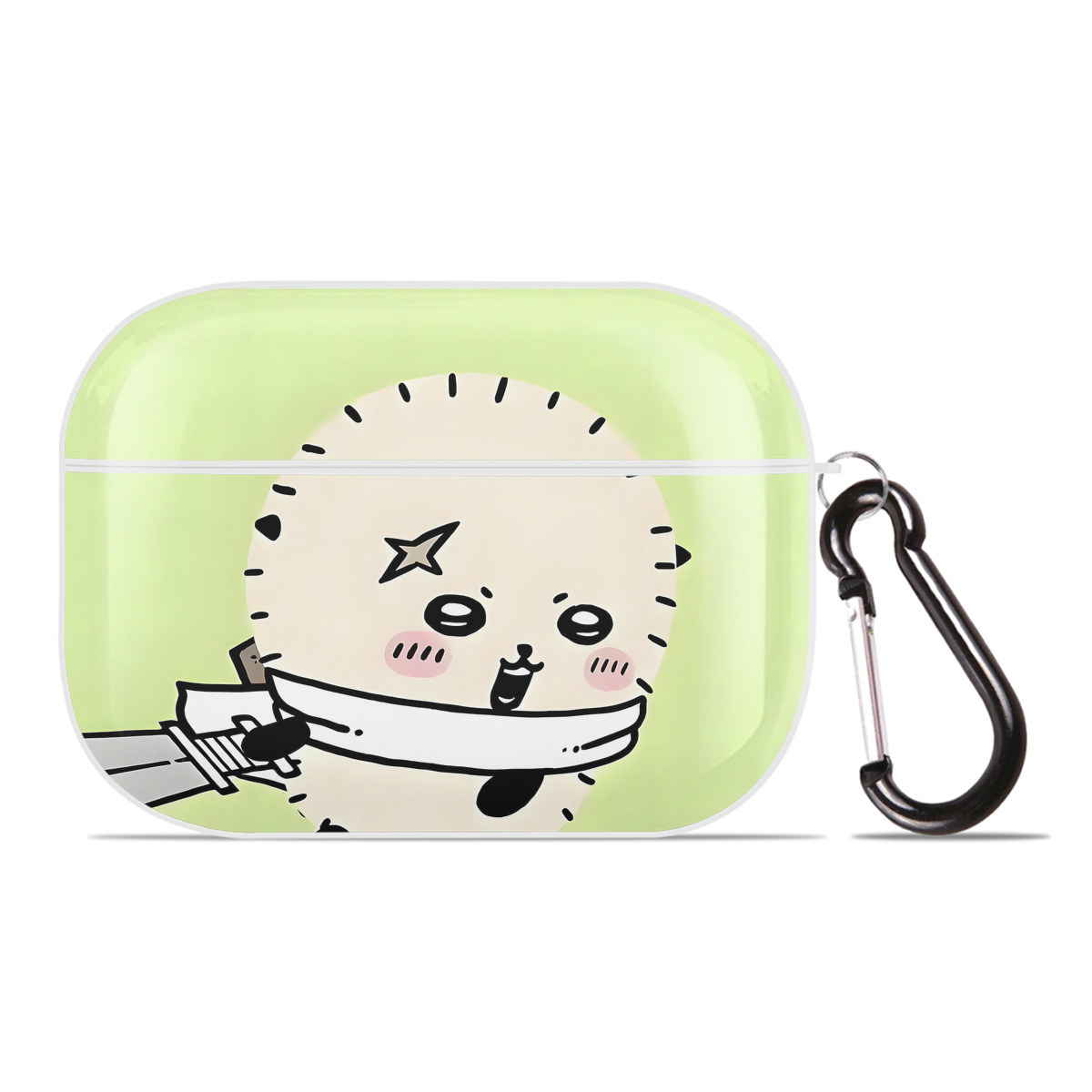 （画像用） ちいかわ Chii-kawa 【AirPods Pro用】ハードシェル保護ケース 耐衝撃・防指紋・カラビナ付き商品仕様