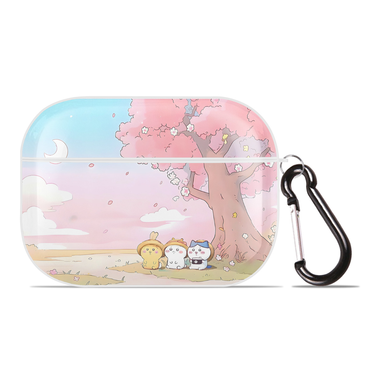 （画像用） ちいかわ Chii-kawa 【AirPods Pro用】ハードシェル保護ケース 耐衝撃・防指紋・カラビナ付き商品仕様