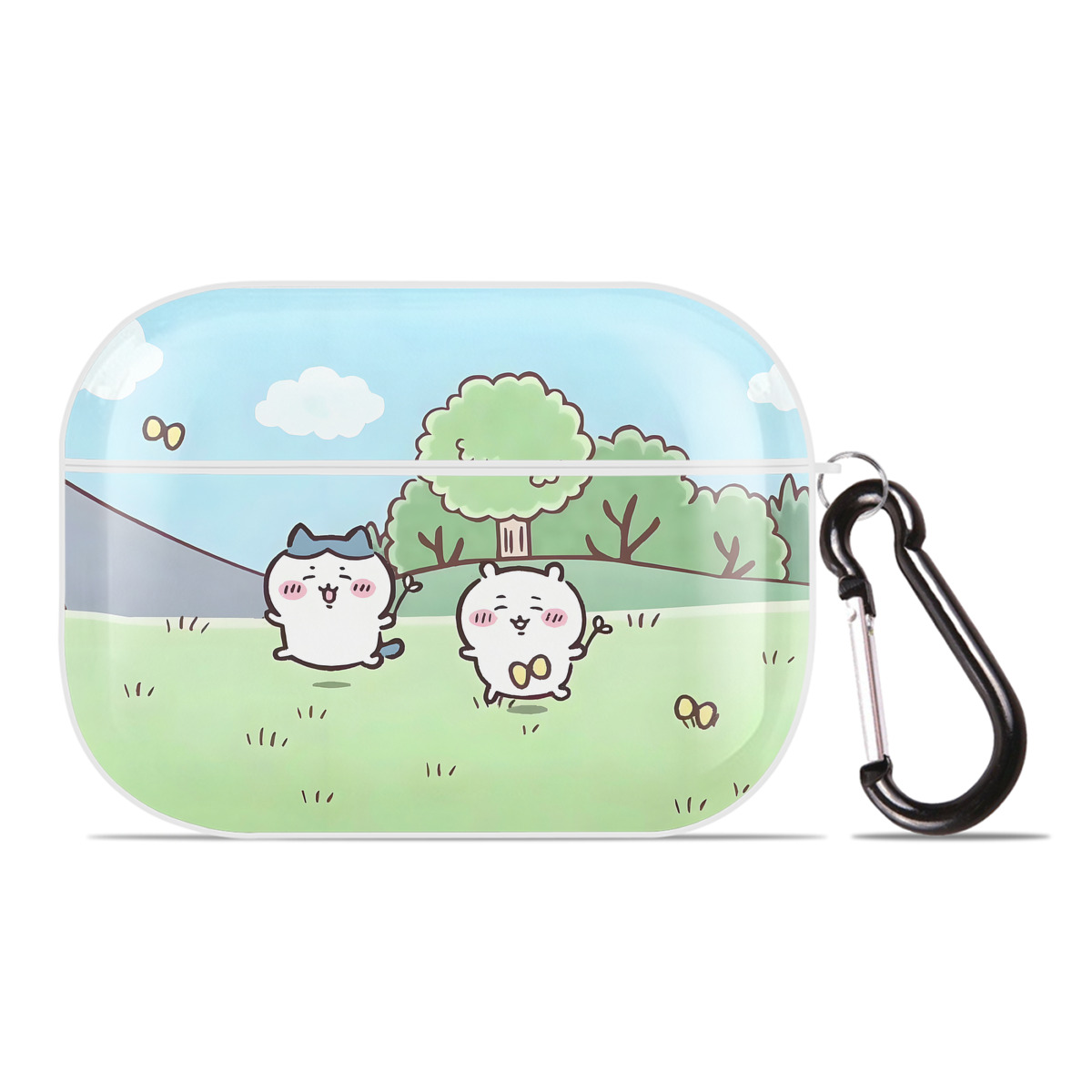 （画像用） ちいかわ Chii-kawa 【AirPods Pro用】ハードシェル保護ケース 耐衝撃・防指紋・カラビナ付き商品仕様