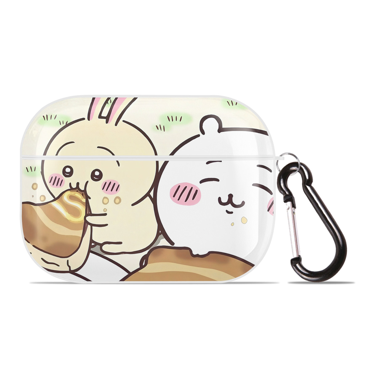 （画像用） ちいかわ Chii-kawa 【AirPods Pro用】ハードシェル保護ケース 耐衝撃・防指紋・カラビナ付き商品仕様