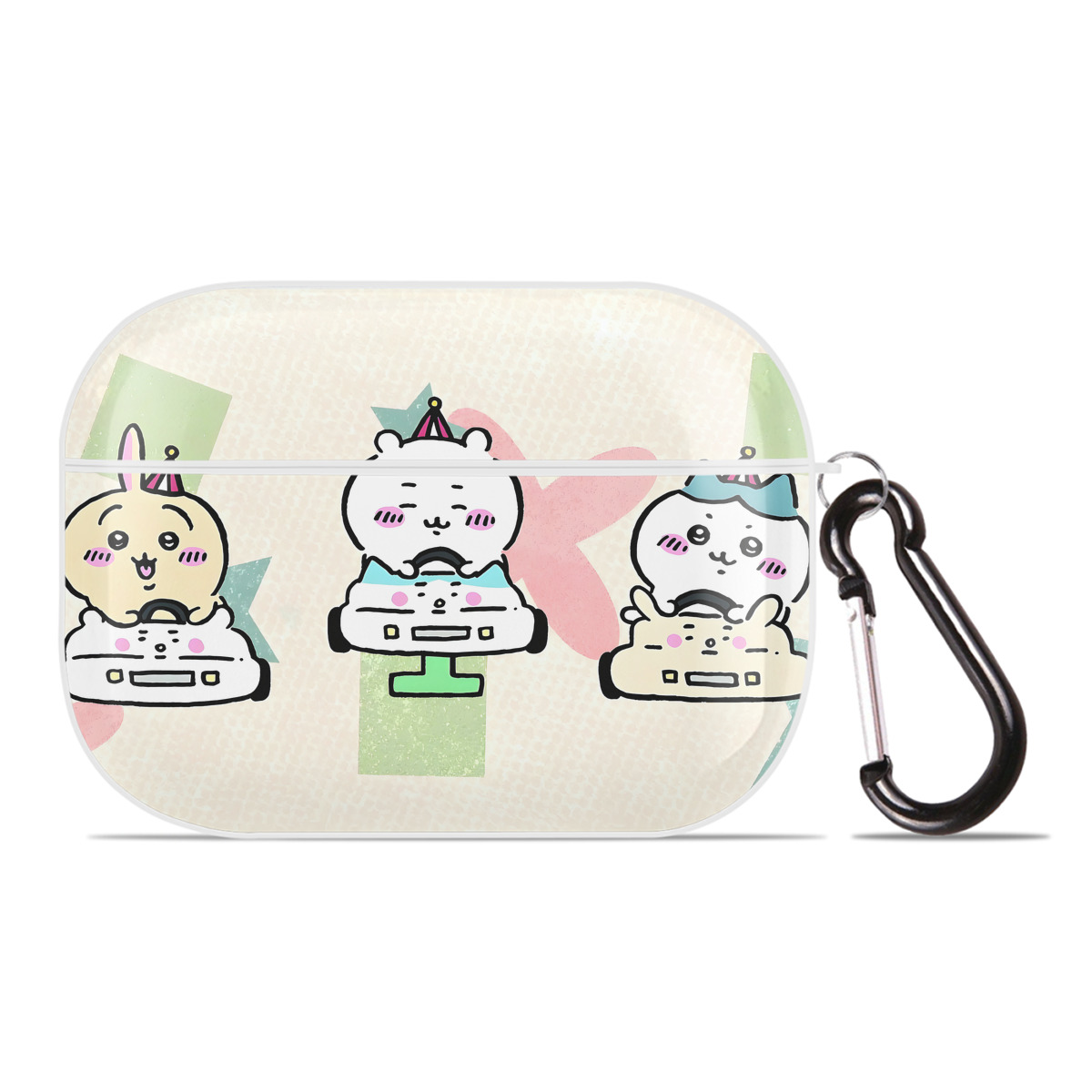 （画像用） ちいかわ Chii-kawa 【AirPods Pro用】ハードシェル保護ケース 耐衝撃・防指紋・カラビナ付き商品仕様