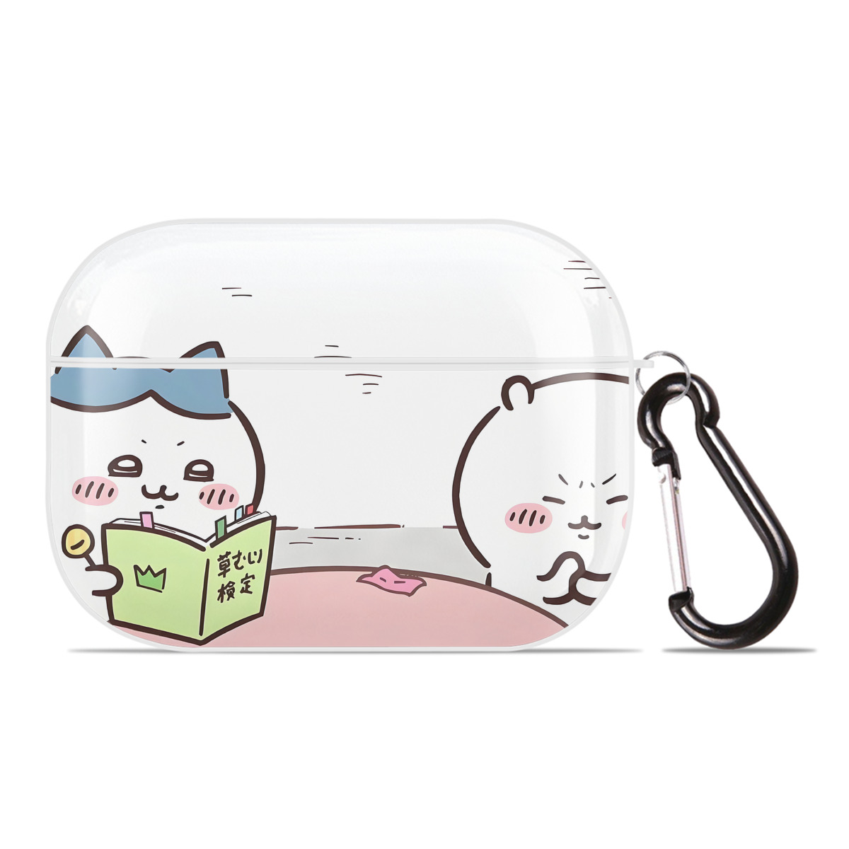 （画像用） ちいかわ Chii-kawa 【AirPods Pro用】ハードシェル保護ケース 耐衝撃・防指紋・カラビナ付き商品仕様