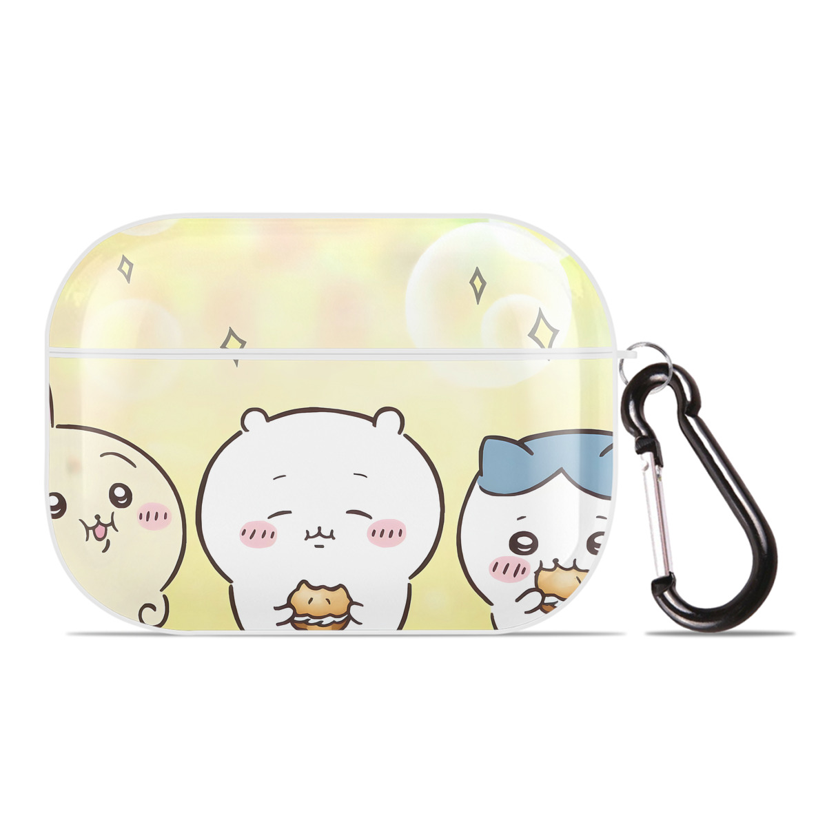 （画像用） ちいかわ Chii-kawa 【AirPods Pro用】ハードシェル保護ケース 耐衝撃・防指紋・カラビナ付き商品仕様