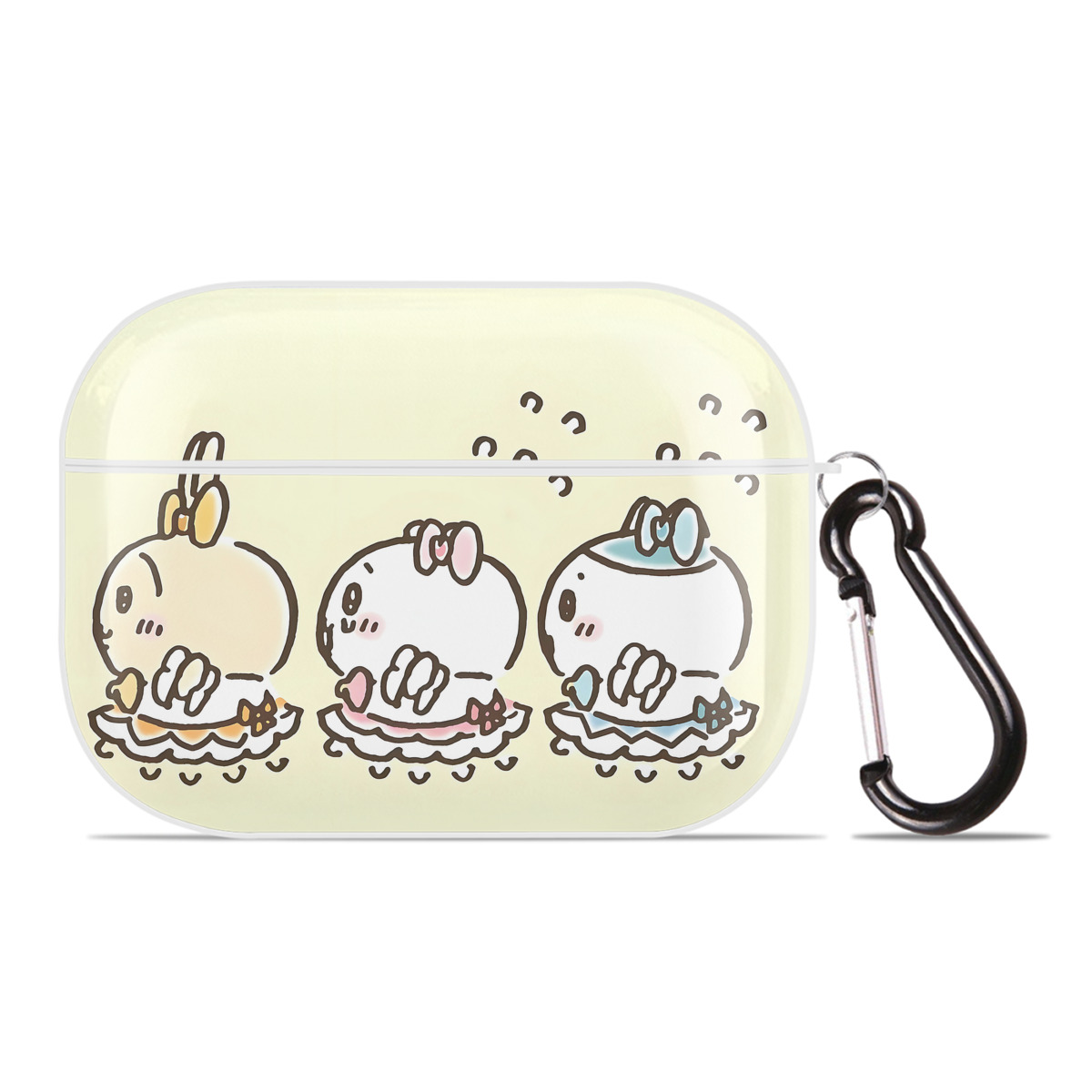 （画像用） ちいかわ Chii-kawa 【AirPods Pro用】ハードシェル保護ケース 耐衝撃・防指紋・カラビナ付き商品仕様