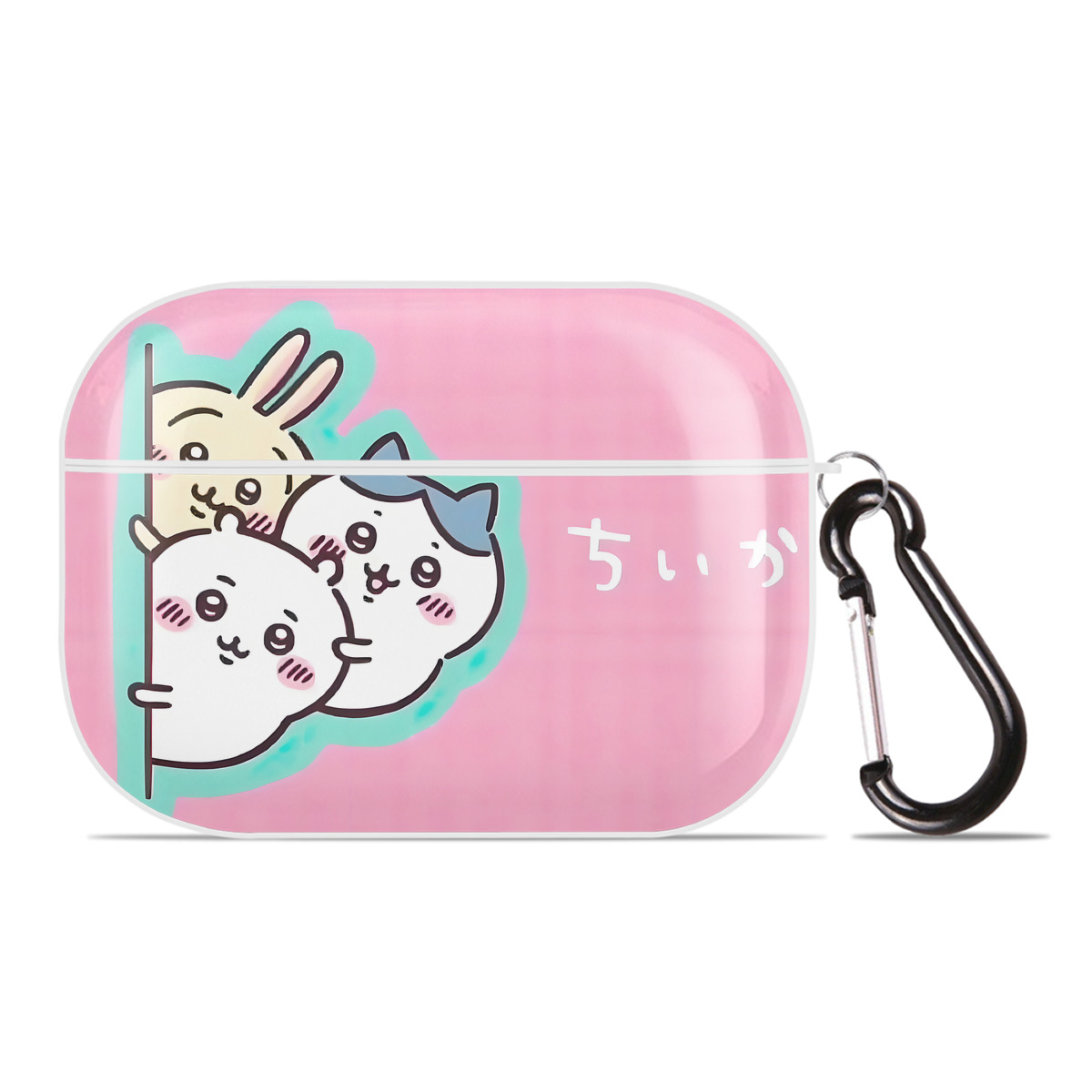 （画像用） ちいかわ Chii-kawa 【AirPods Pro用】ハードシェル保護ケース 耐衝撃・防指紋・カラビナ付き商品仕様