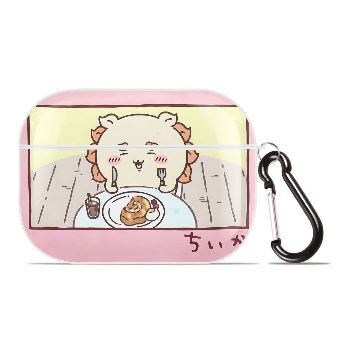 （画像用） ちいかわ Chii-kawa 【AirPods Pro用】ハードシェル保護ケース 耐衝撃・防指紋・カラビナ付き商品仕様