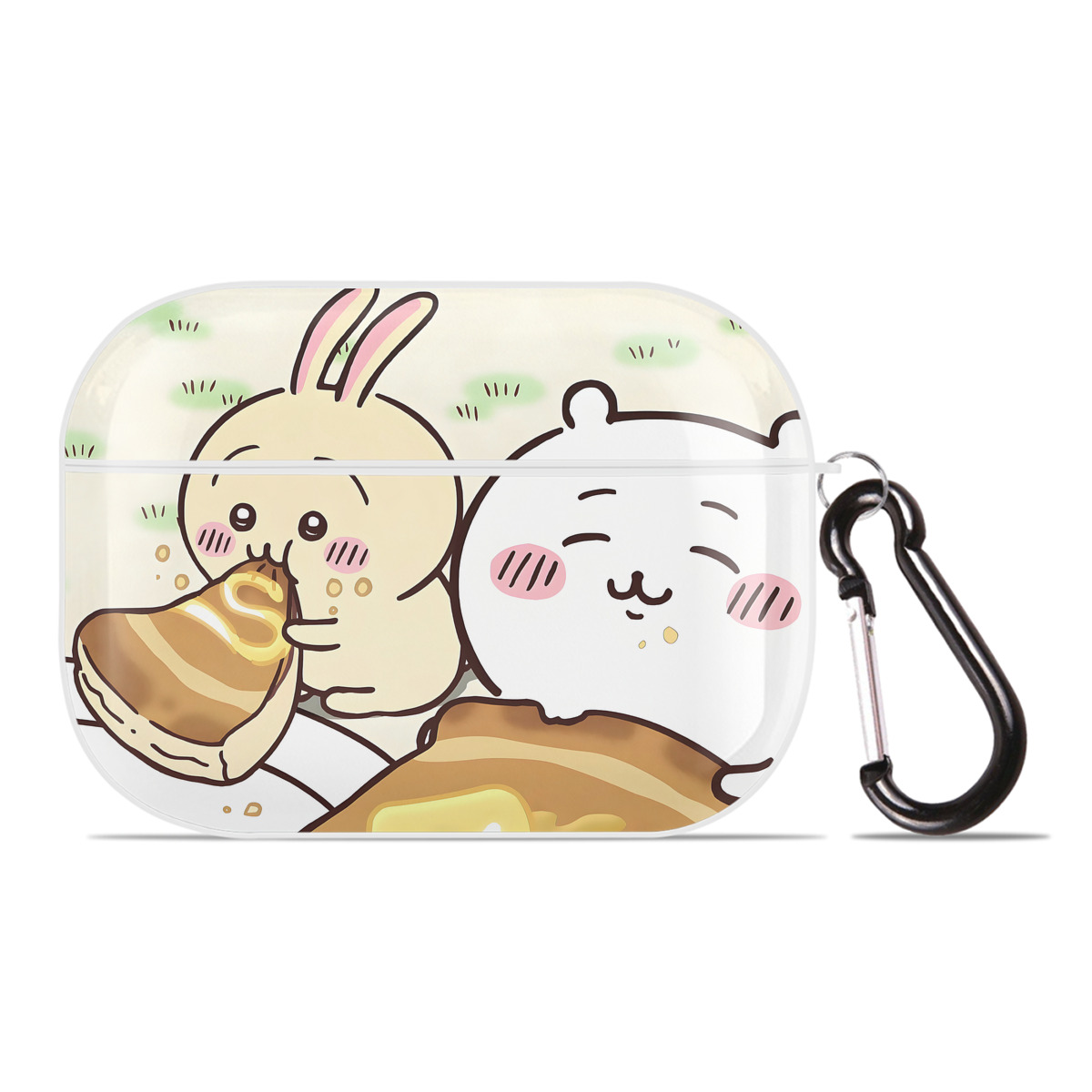 （画像用） ちいかわ Chii-kawa 【AirPods Pro用】ハードシェル保護ケース 耐衝撃・防指紋・カラビナ付き商品仕様