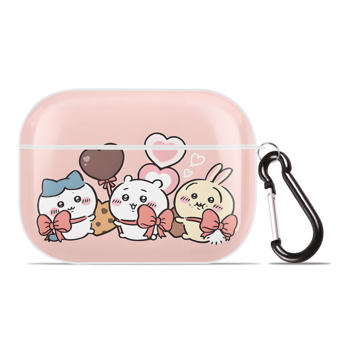 （画像用） ちいかわ Chii-kawa 【AirPods Pro用】ハードシェル保護ケース 耐衝撃・防指紋・カラビナ付き商品仕様