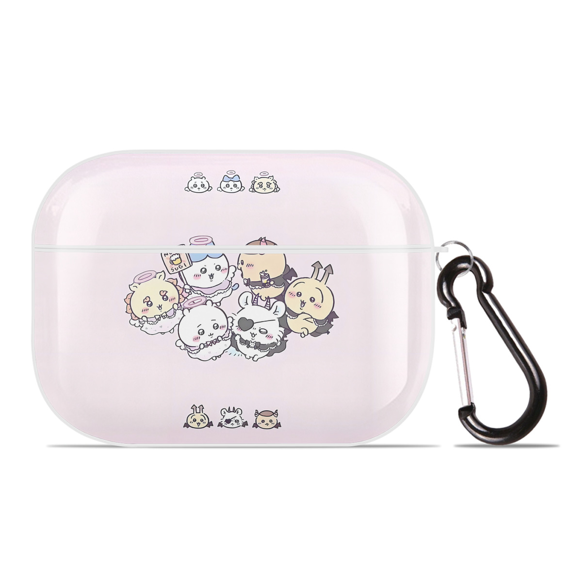 （画像用） ちいかわ Chii-kawa 【AirPods Pro用】ハードシェル保護ケース 耐衝撃・防指紋・カラビナ付き商品仕様