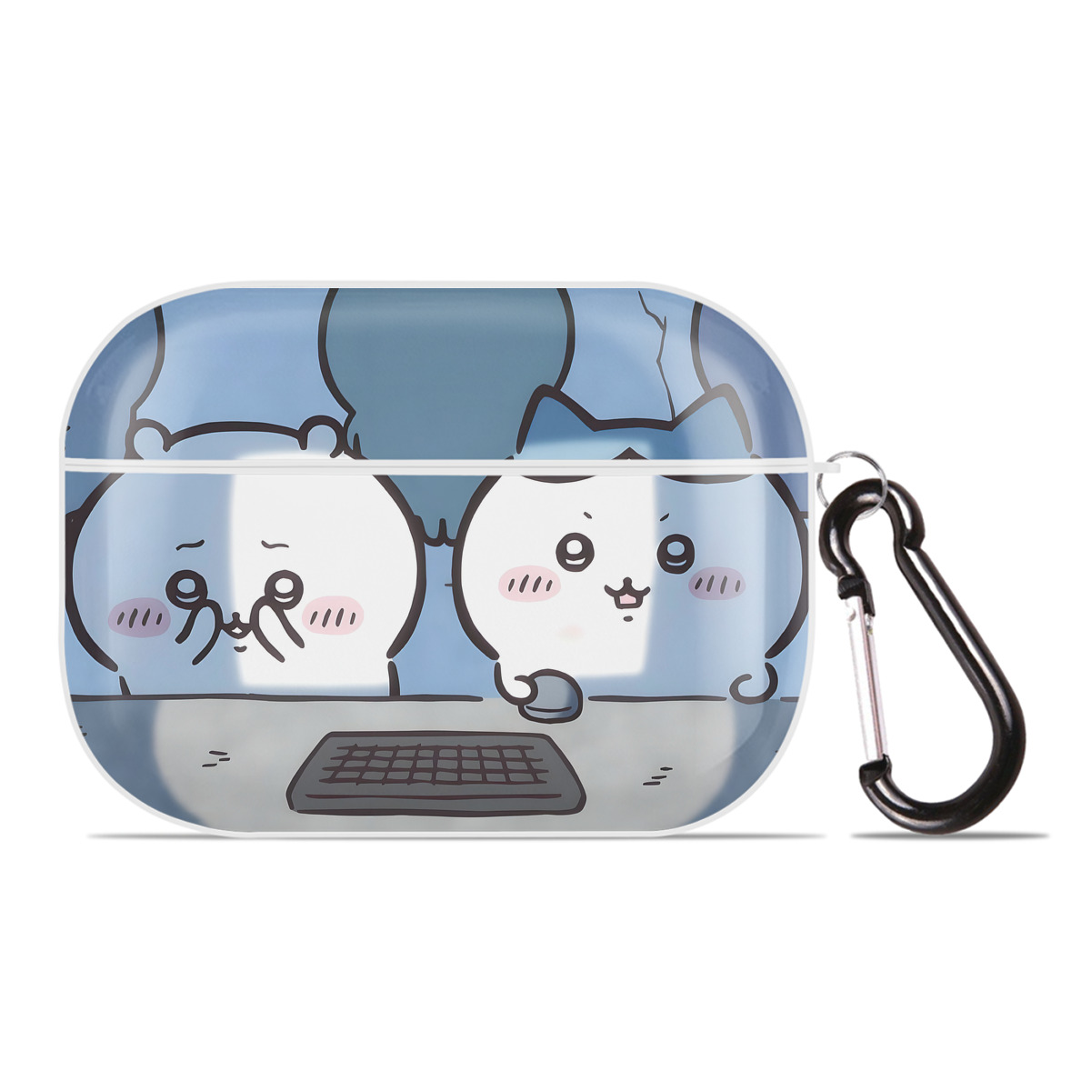 （画像用） ちいかわ Chii-kawa 【AirPods Pro用】ハードシェル保護ケース 耐衝撃・防指紋・カラビナ付き商品仕様
