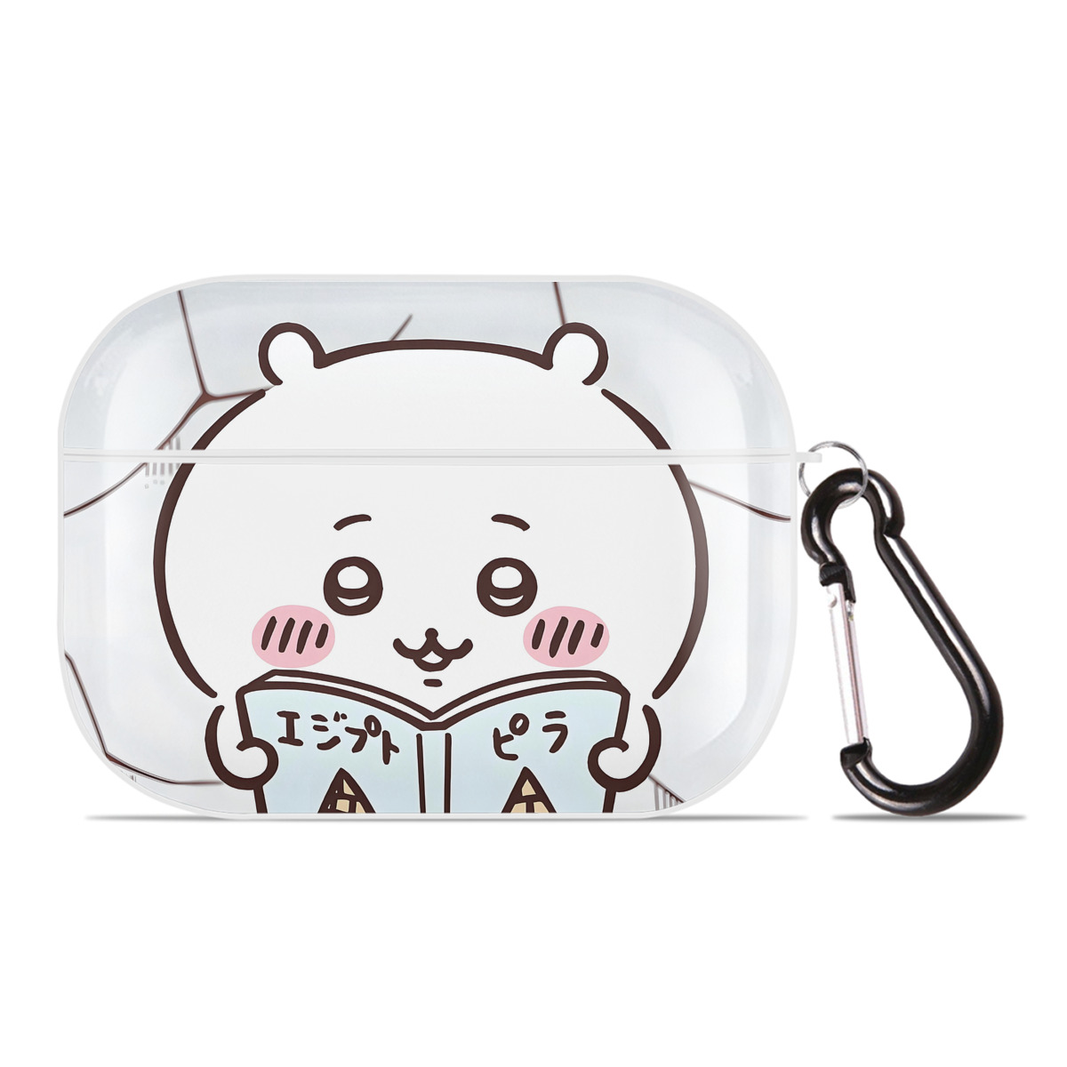（画像用） ちいかわ Chii-kawa 【AirPods Pro用】ハードシェル保護ケース 耐衝撃・防指紋・カラビナ付き商品仕様