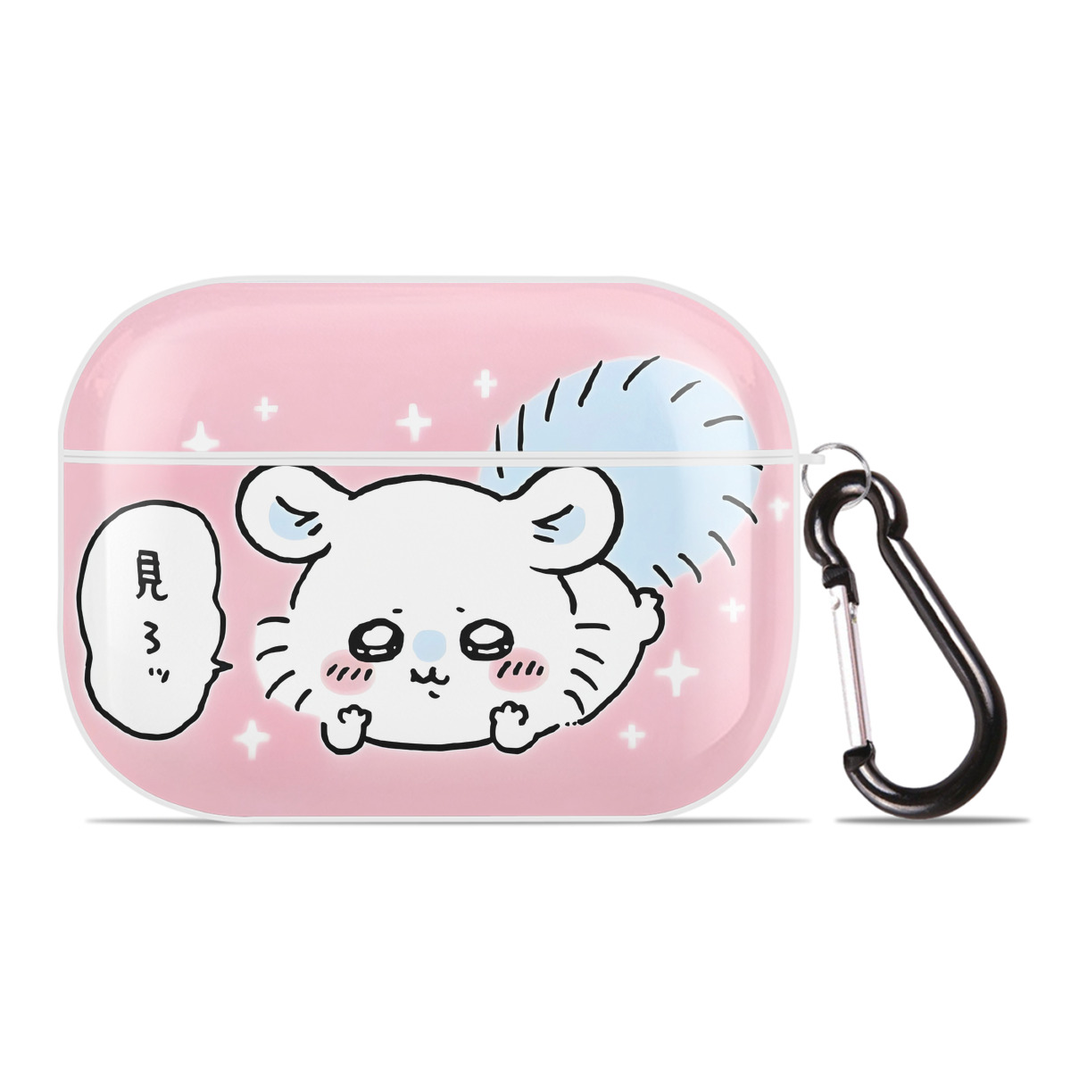 （画像用） ちいかわ Chii-kawa 【AirPods Pro用】ハードシェル保護ケース 耐衝撃・防指紋・カラビナ付き商品仕様