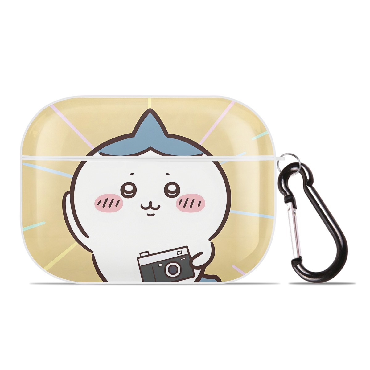 （画像用） ちいかわ Chii-kawa 【AirPods Pro用】ハードシェル保護ケース 耐衝撃・防指紋・カラビナ付き商品仕様