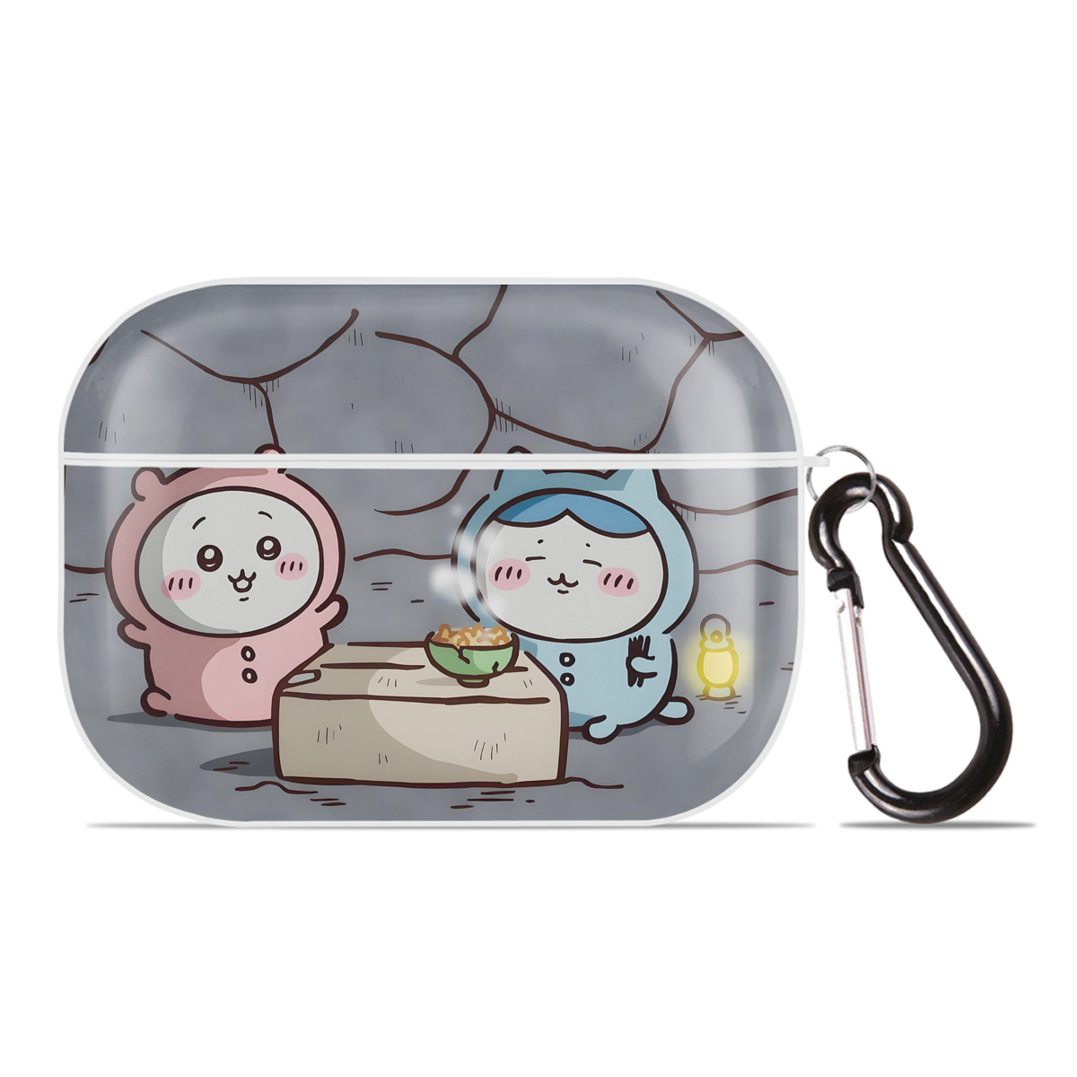 （画像用） ちいかわ Chii-kawa 【AirPods Pro用】ハードシェル保護ケース 耐衝撃・防指紋・カラビナ付き商品仕様