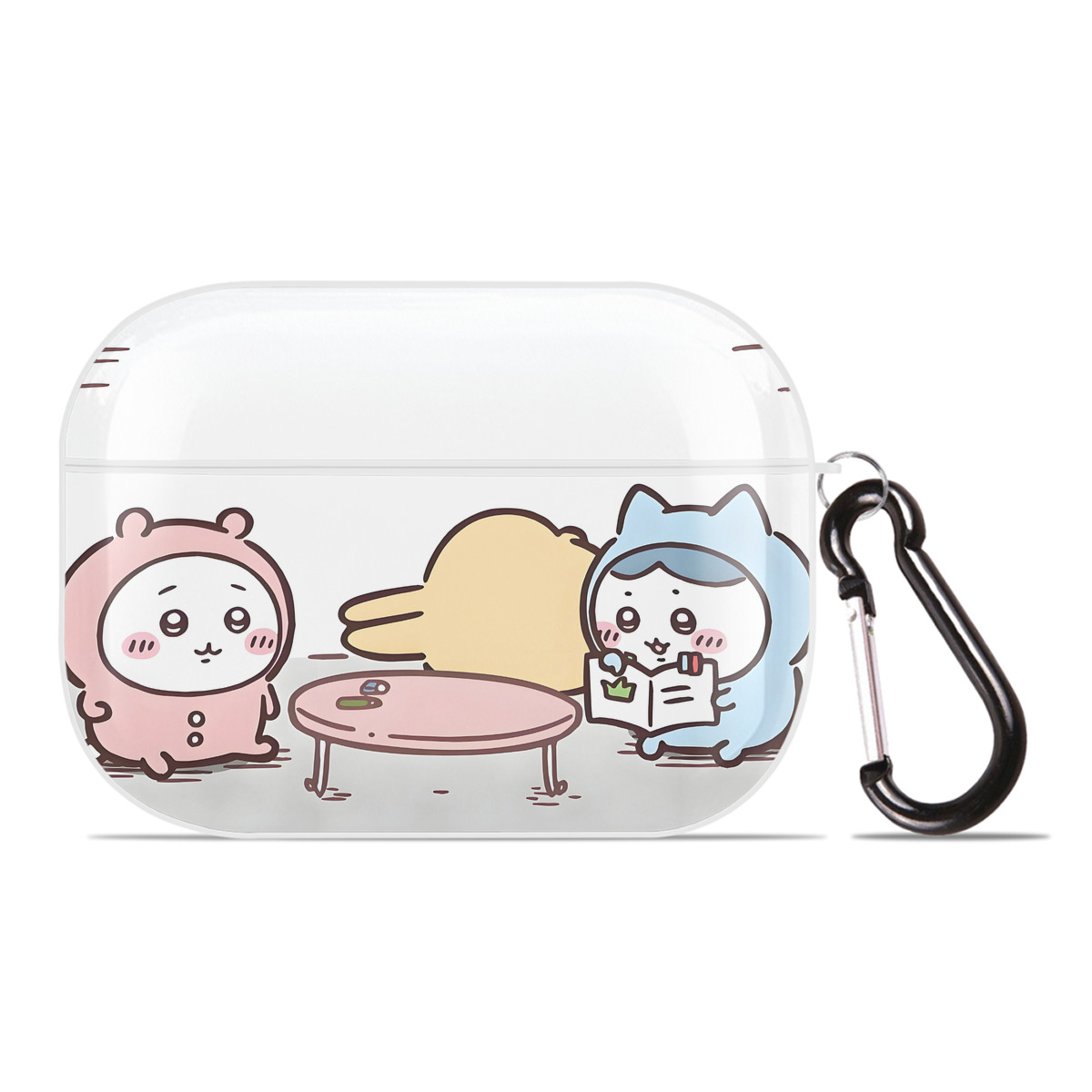 （画像用） ちいかわ Chii-kawa 【AirPods Pro用】ハードシェル保護ケース 耐衝撃・防指紋・カラビナ付き商品仕様