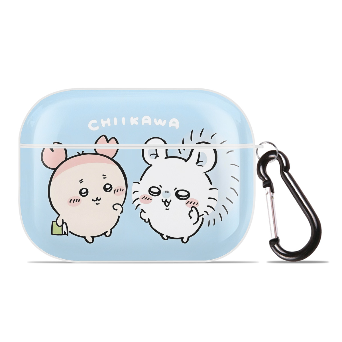 （画像用） ちいかわ Chii-kawa 【AirPods Pro用】ハードシェル保護ケース 耐衝撃・防指紋・カラビナ付き商品仕様
