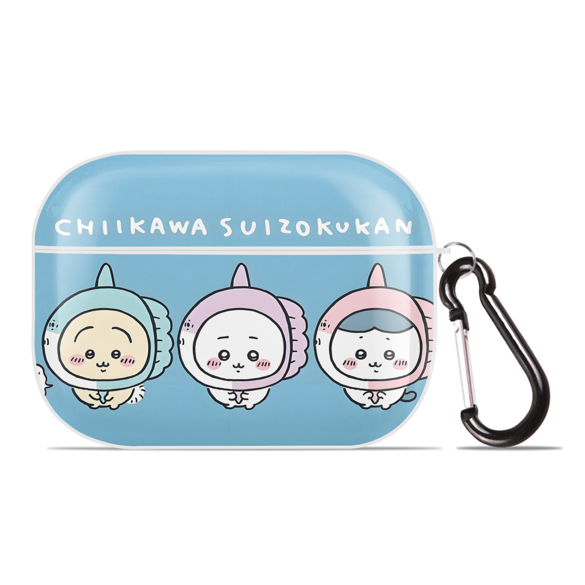 （画像用） ちいかわ Chii-kawa 【AirPods Pro用】ハードシェル保護ケース 耐衝撃・防指紋・カラビナ付き商品仕様