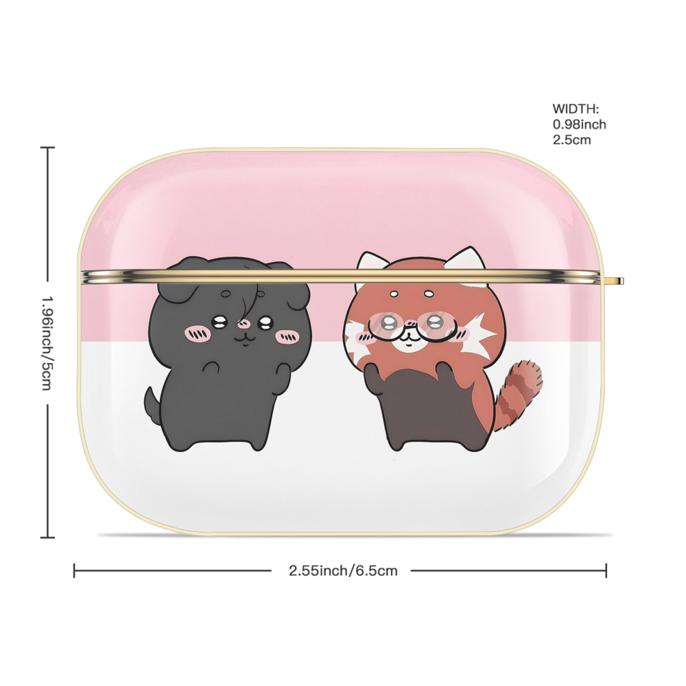 ちいかわ Chii-kawa 【AirPods Pro用】ハードシェル保護ケース｜耐衝撃・防指紋・カラビナ付き商品仕様