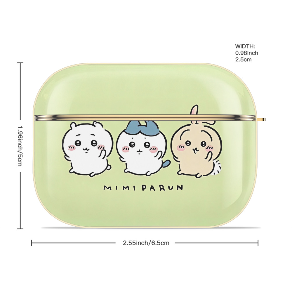 ちいかわ Chii-kawa 【AirPods Pro用】ハードシェル保護ケース｜耐衝撃・防指紋・カラビナ付き商品仕様