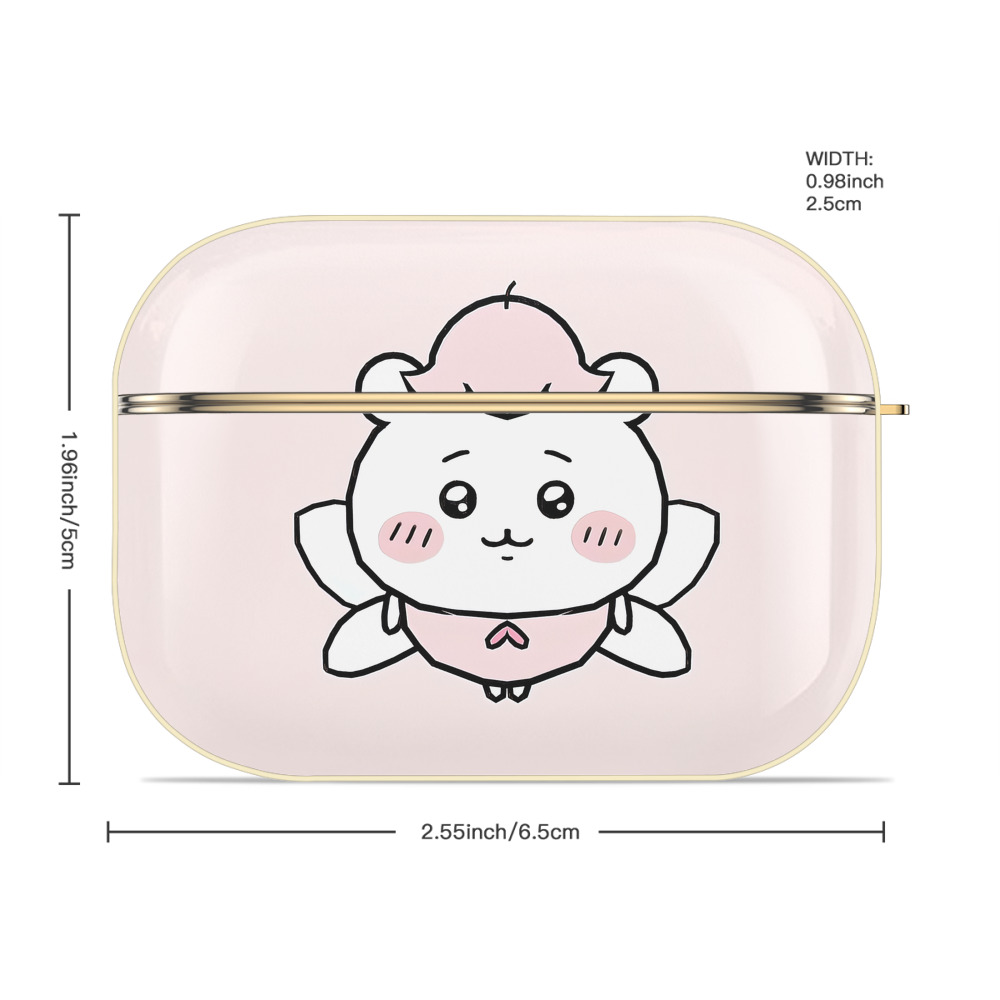 ちいかわ Chii-kawa 【AirPods Pro用】ハードシェル保護ケース｜耐衝撃・防指紋・カラビナ付き商品仕様