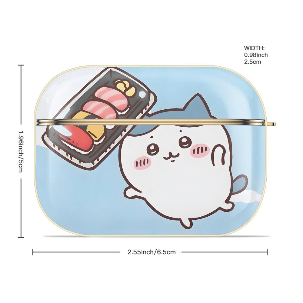 ちいかわ Chii-kawa 【AirPods Pro用】ハードシェル保護ケース｜耐衝撃・防指紋・カラビナ付き商品仕様