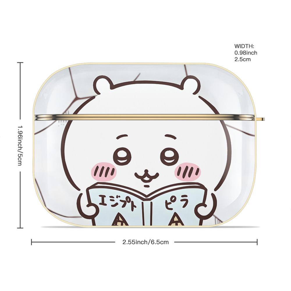 ちいかわ Chii-kawa 【AirPods Pro用】ハードシェル保護ケース｜耐衝撃・防指紋・カラビナ付き商品仕様