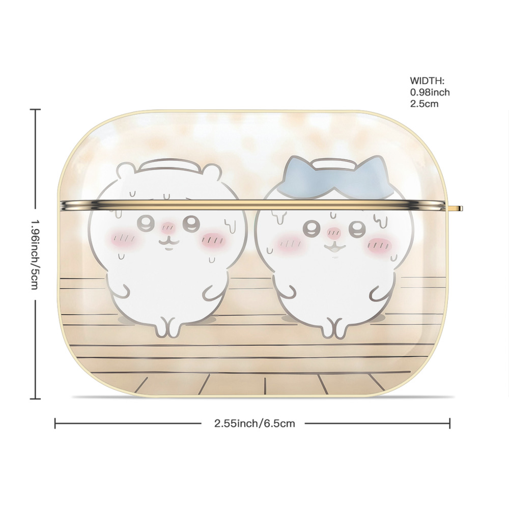 ちいかわ Chii-kawa 【AirPods Pro用】ハードシェル保護ケース｜耐衝撃・防指紋・カラビナ付き商品仕様