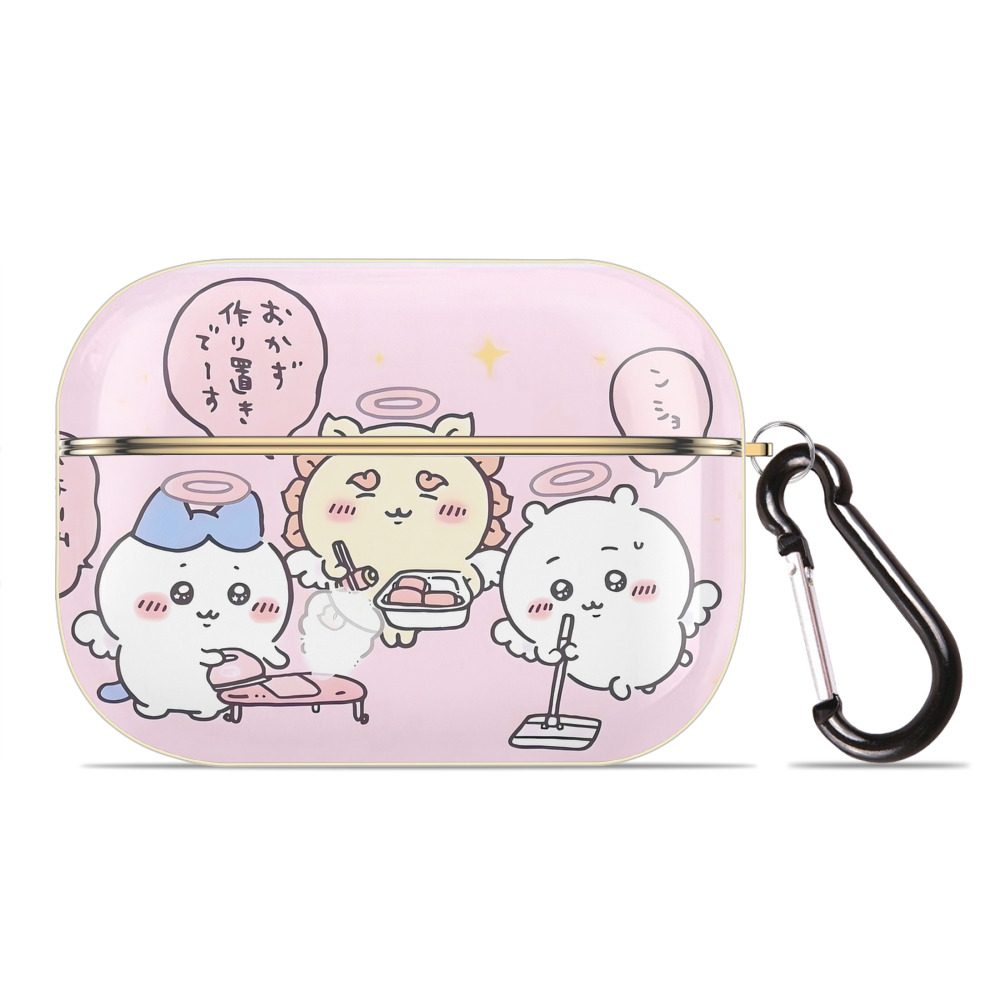 （画像用） ちいかわ Chii-kawa 【AirPods Pro用】ハードシェル保護ケース｜耐衝撃・防指紋・カラビナ付き商品仕様
