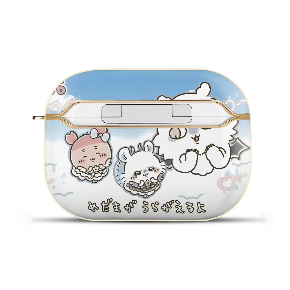 （画像用） ちいかわ Chii-kawa 【AirPods Pro用】ハードシェル保護ケース｜耐衝撃・防指紋・カラビナ付き商品仕様
