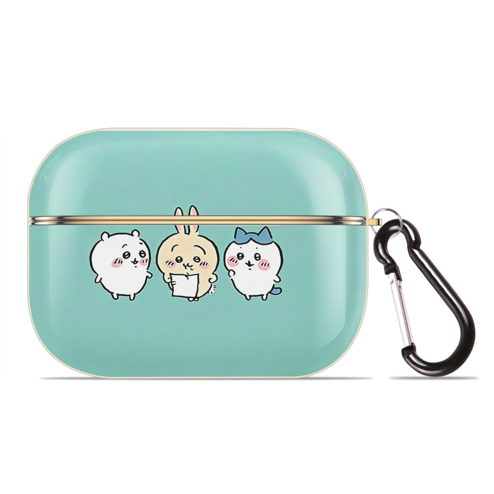 （画像用） ちいかわ Chii-kawa 【AirPods Pro用】ハードシェル保護ケース｜耐衝撃・防指紋・カラビナ付き商品仕様