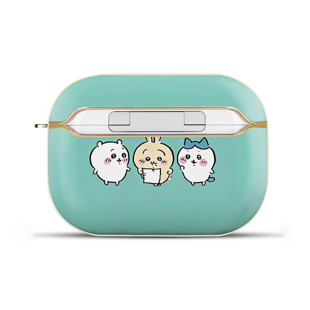 （画像用） ちいかわ Chii-kawa 【AirPods Pro用】ハードシェル保護ケース｜耐衝撃・防指紋・カラビナ付き商品仕様