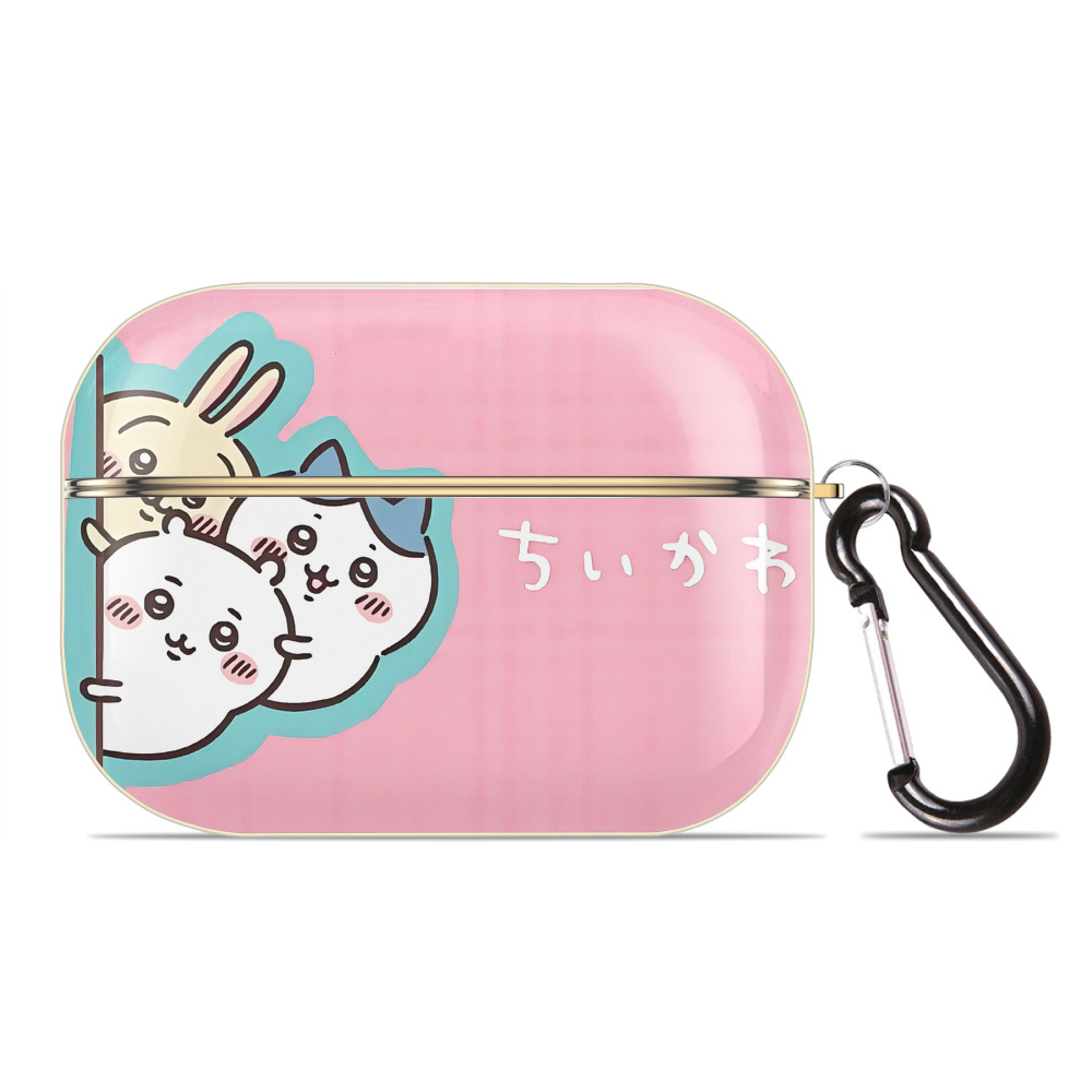 （画像用） ちいかわ Chii-kawa 【AirPods Pro用】ハードシェル保護ケース｜耐衝撃・防指紋・カラビナ付き商品仕様
